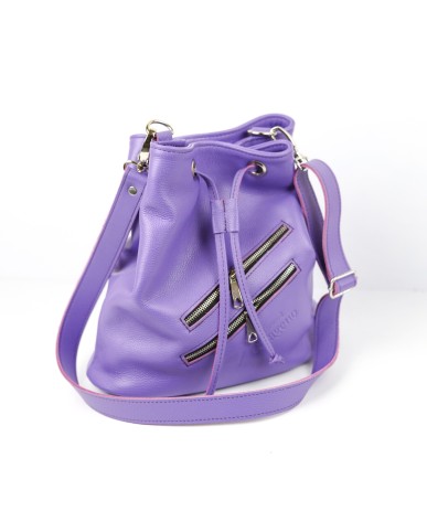Sack handbag - purple