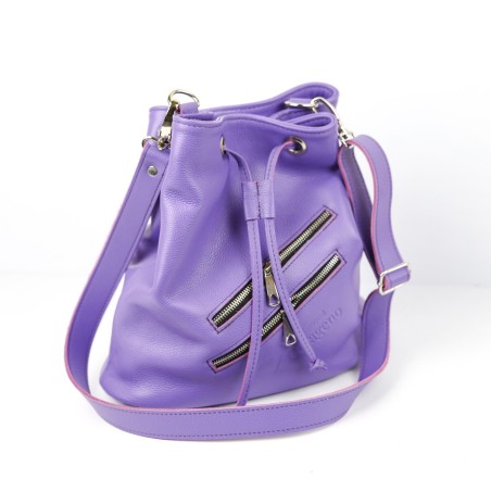 Sack handbag - purple